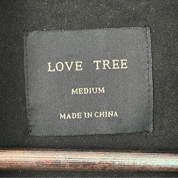 Love Tree Black Faux Suede Fringe Vest - Picture 2 of 6